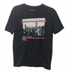 Aeropostale Aero 87 New York City Image Graphic Tee Black - Small